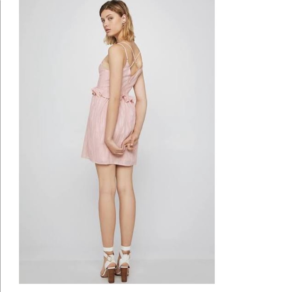 BCBGeneration Ruffle Shift Dress - Picture 3 of 6
